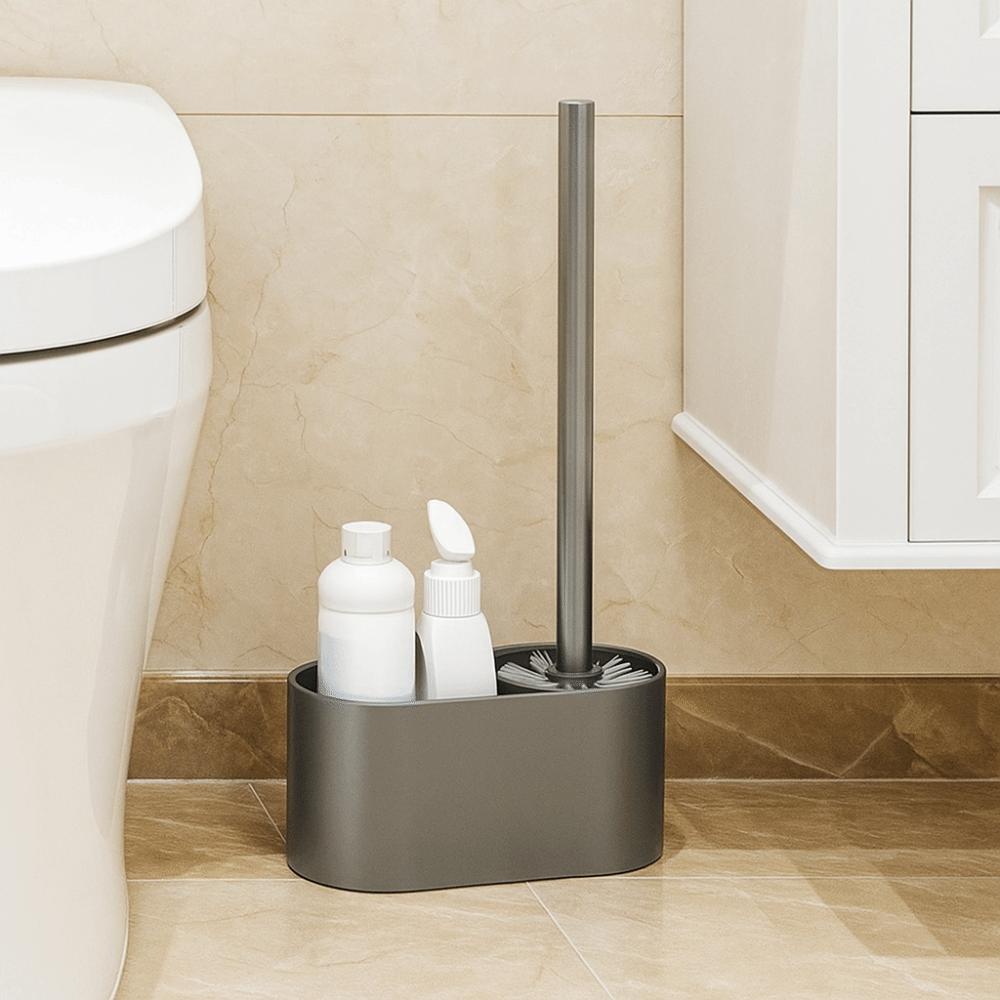Nail Free Installation Bathroom Toilet Brush Shelf Cleaning Toilet Brush  Bathroom Cleaning