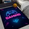 Geometric Neon Game Controller Carpet Gaming Carpet for Kids Boys Man's Room Large Floor Mat Living Room Home Decor Floor Mat