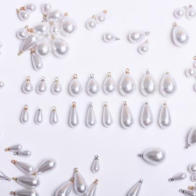 5Pcs 10/14/16/18mmFashion Imitation Pearl Pendant Water Drop Sheep-eye Beads for Jewelry Making DIY Earrings Necklace Brooch Handmade Party Gift