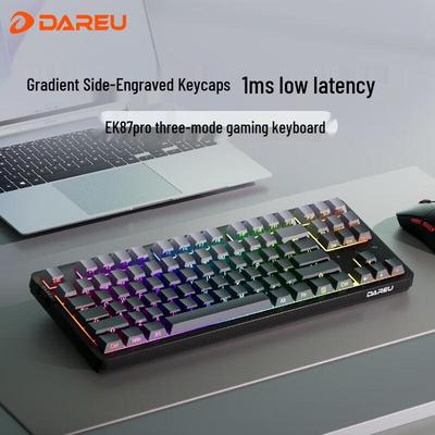 DAREU EK87 Pro 87-Tasten Tri-Mode Kabellose Mechanische Tastatur