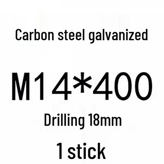 Extra Long Expansion Screws Set - Pull-Out Bolts M6/M8/M10/M12/M14/M16 in Various Sizes (200x250x300x400)