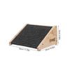 Wooden Dog Ramp for Beds Sofas Stairs Senior Pets Medium Large Dogs Non-Slip Comfort Compact Indoor Use 11.79x9.82x5.89in