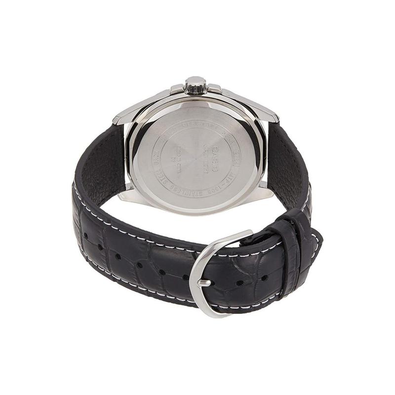 

CASIO STANDARD series, fashionable, business trend, casual, versatile and simple, classic pointer, date display, black plate, waterproof, MTP-1308L-1A чёрный