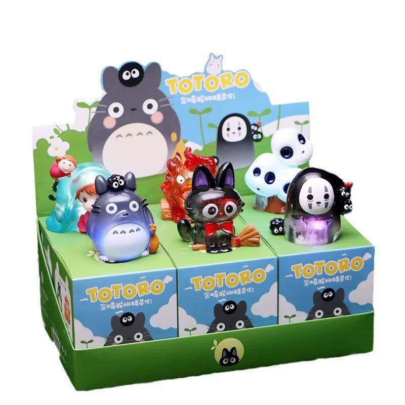Kawaii Totoro Blind Box Hayao Miyazaki Anime Fairy Tale Elves Mysterious Box Anime Model Kids Birthday Gift Cute Figures Toys