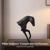 Abstract Horse Sculpture Handmade Ornament Artistic for Office, Home Decorators