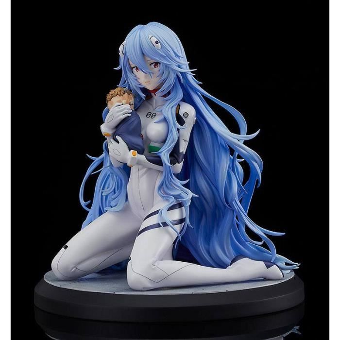Statuette - GOOD SMILE COMPANY - Rei Ayanami Long Hair Ver. - PVC - 16 Cm - Socle Inclus