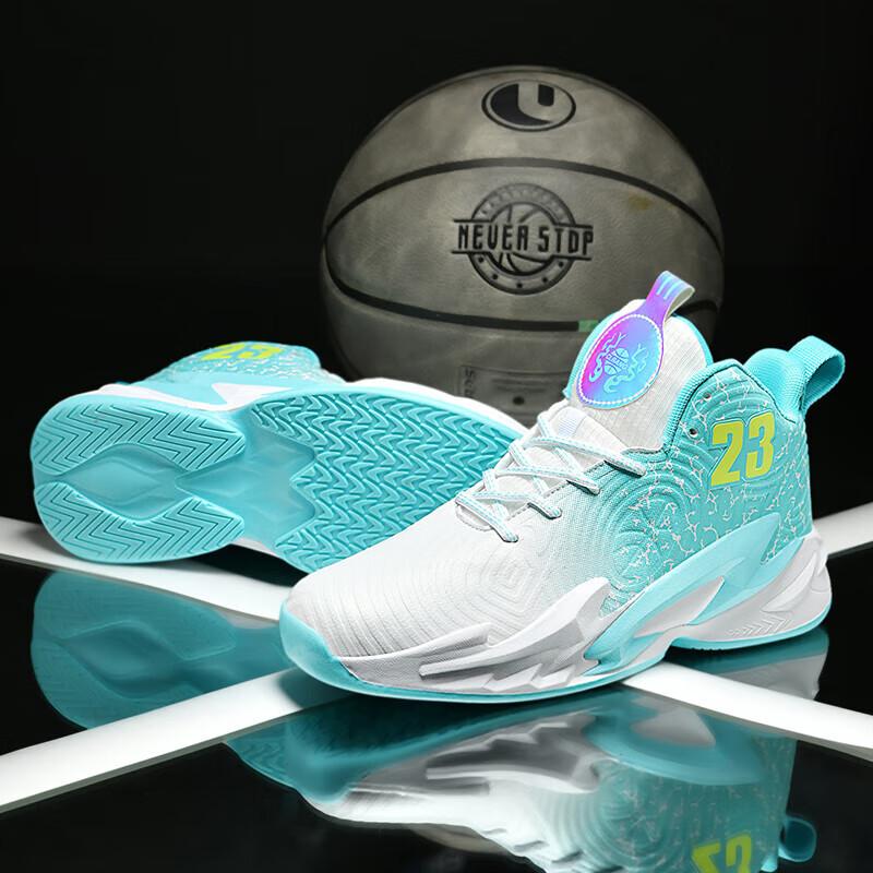 

Genuine Kobe basketball shoes men s children s summer breathable and lightweight boys adolescents children s professional blue ball shoes men s 45