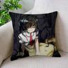 Kawaii Anime K-Kuroki T-Tomoko Cartoon Personalized Pillow Dust Cover Bedroom Kids Party Decoration Pillowcase Birthday Gift