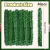 48Pcs Christmas Garland Ties 12 Inch Artificial Pine Needles Green Twist Ties Artificial Pine Needles Flexible For Banister Chri