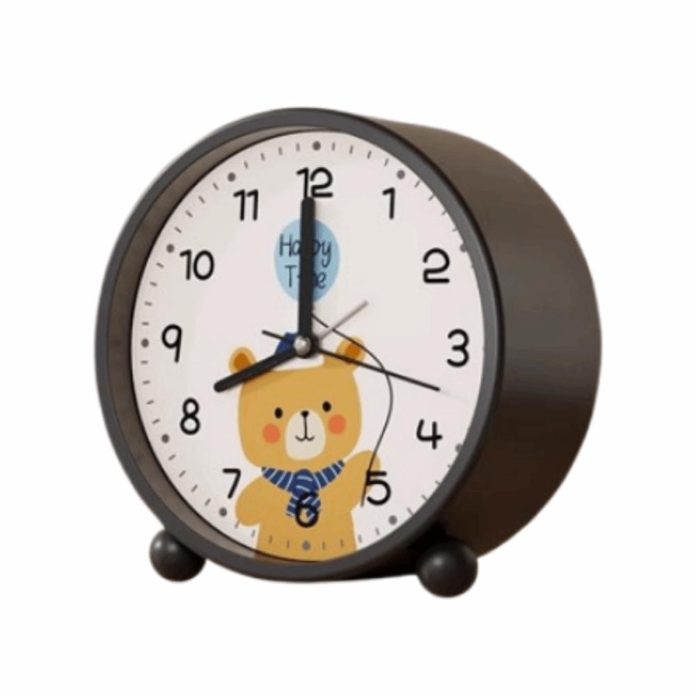 

Silent Quite Children s Alarm Clock Cartoon Time Planning Clock Desk Clock Bedroom Decor S чёрный