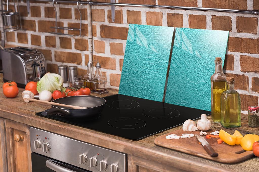 PLACA PROTECTORA DE CRISTAL PARA COCINA 70x52 CASCARILLA