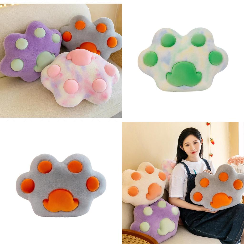 Unique Design Short Plush Cat Claw Pillow For Kids And Teenagers
