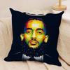 RAPPER NNipsey HHussle Cushion Cover Soft Plush Fabric DoubleSided Printed Cushion Covers for All Seasons Home Decor