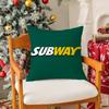 SSUBWAY FASHION Pillow Case Silky Short Plush With Invisible Zipper Dustproof Sofa Cushion Cover For Home Decor