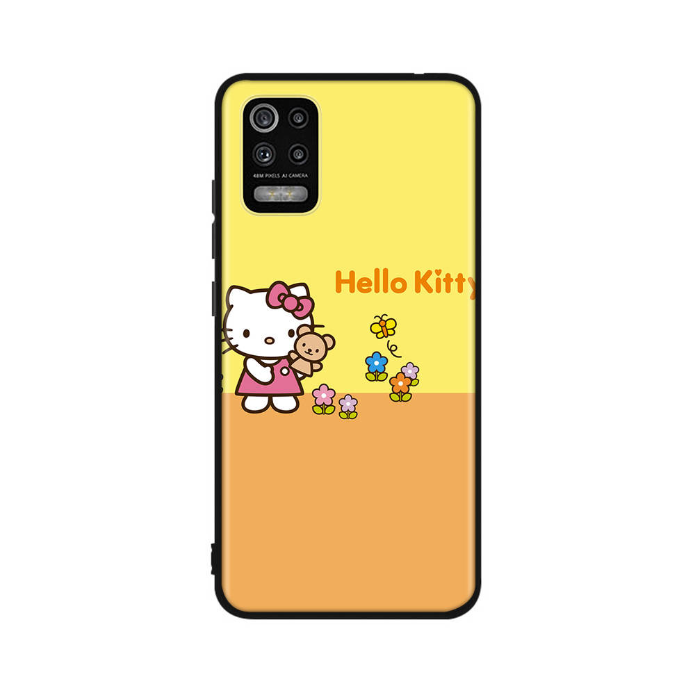 

Чехол KT67 Hello Kitty Cartoon для Xiaomi Poco X6 X4 M5 M6 F5 F6 C65 C55 C50 C51 C40 Redmi Note 7 8 14C A3X 13C 12C 11 10A 9C Pro, черный мягкий чехол Redmi 10 4G