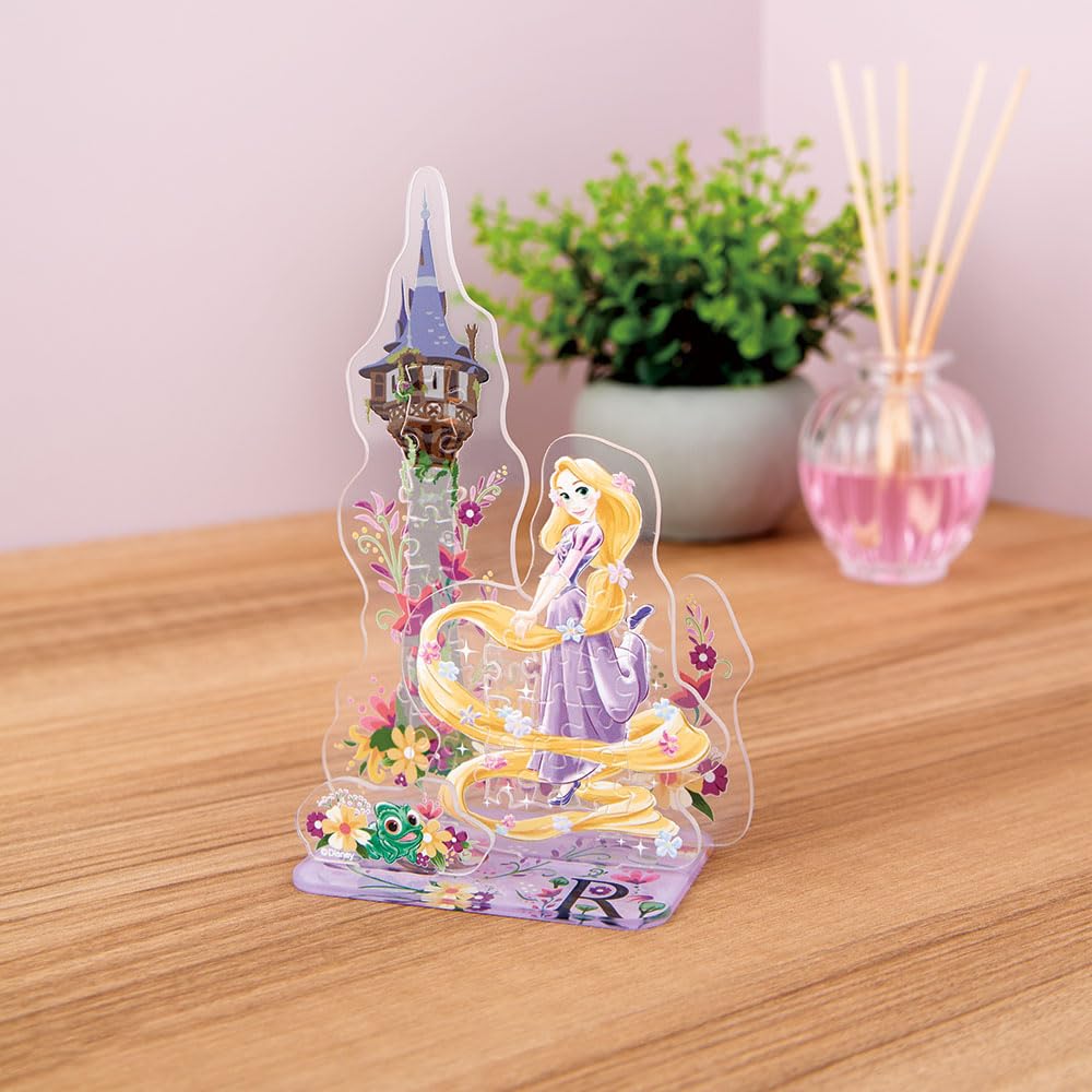 Puzzle x Acrylic Beverly 28 Pieces Disney Acrylic Stand Pop Tangled [Jigsaw Stand]