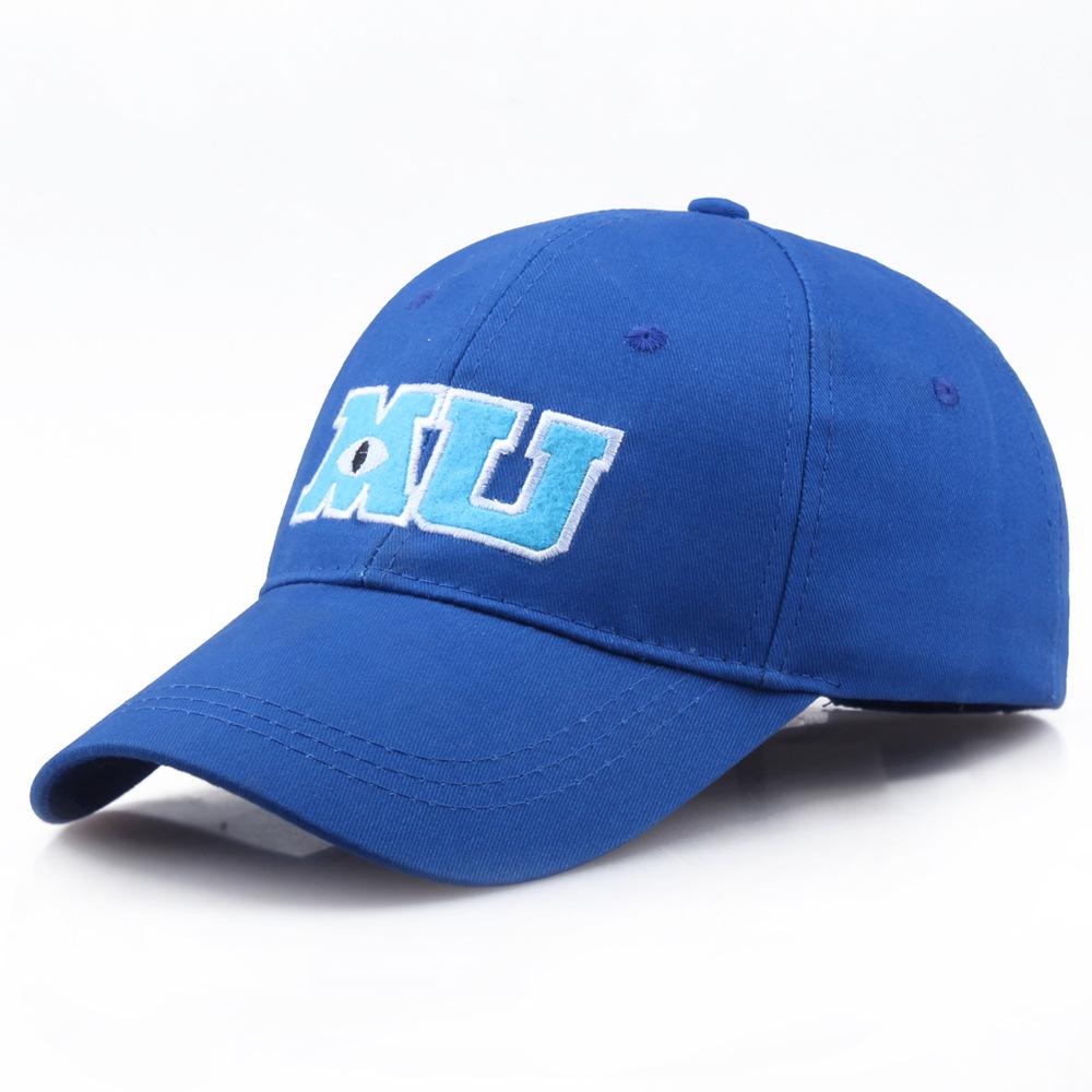 

Бейсбольная кепка Pixar Monster University MU для женщин унисекс Sullivan Sulley Mike Snapback с вышивкой, хлопковая кепка от солнца для папы, Casquette Adjustable