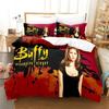 3D tisk Buffy the Vampire Slayer Povlečení pro kluky a holky Jednolůžko Královská velikost Povlak na přikrývku Povlak na polštář Postel Děti Dospělí Přikrývka