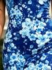 Summer Women's One Shoulder Midi Dress Floral Print Blue Bodycon Sundress