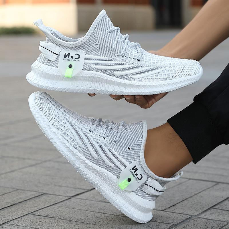 Large Size 46 Coconut Shoes Men's Shoes New Lightweight Shock Absorption Trend Versatile Sports Shoes Casual Running Shoes