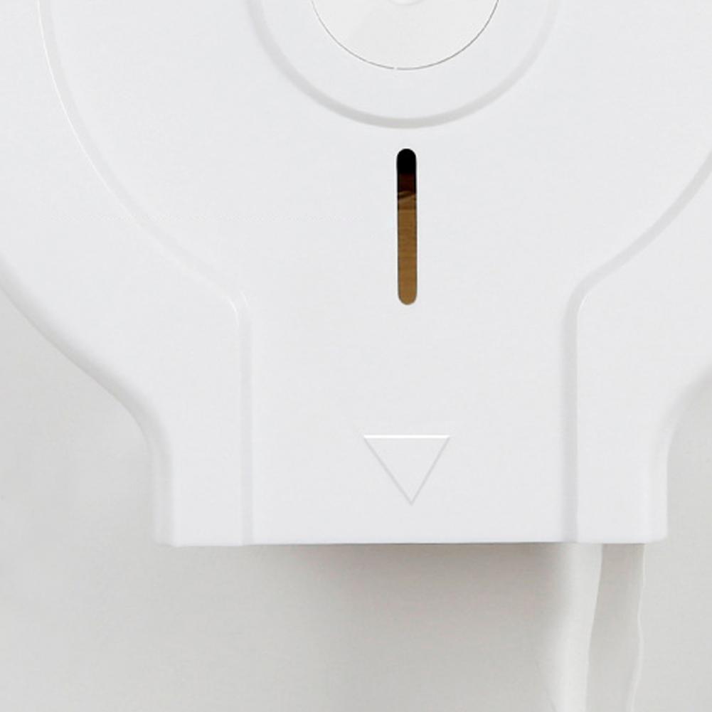 1 Set Useful Tissue Dispenser Strong Bearing Towel Dispenser Lock Design Space Saving Easy Access Roll Paper Holder