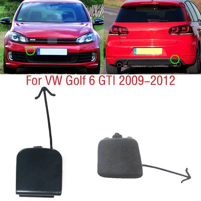 For VW Golf 6 GTI 2009 2010 2011 2012 Car Front Rear Bumper Tow Hook Cover Trailer Eye Cap