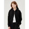 Women S looSe Fit Hooded Zip Up   doubLe tenSion Qp322oft71
