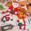 Christmas Tableware Holder Bags Christmas Hat Fork Knife Cutlery Bags Christmas Party Decorations Xmax New Year Table Ornament