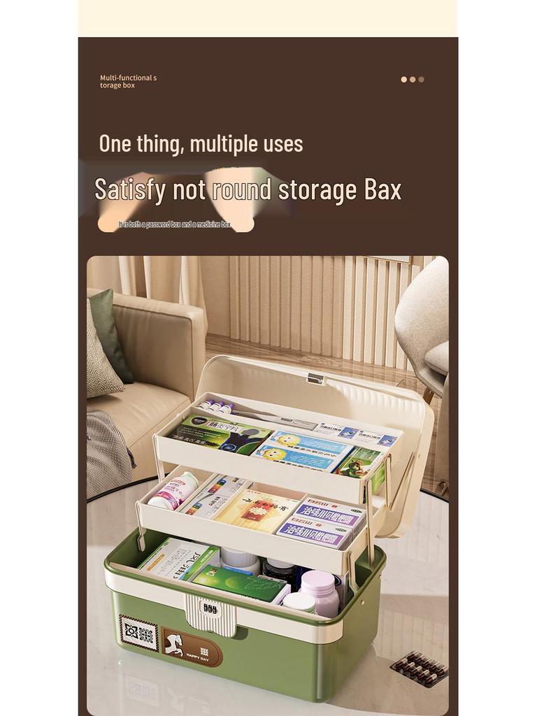 In-Stock Multi-functional Large Capacity Dustproof Document Organization Storage Box