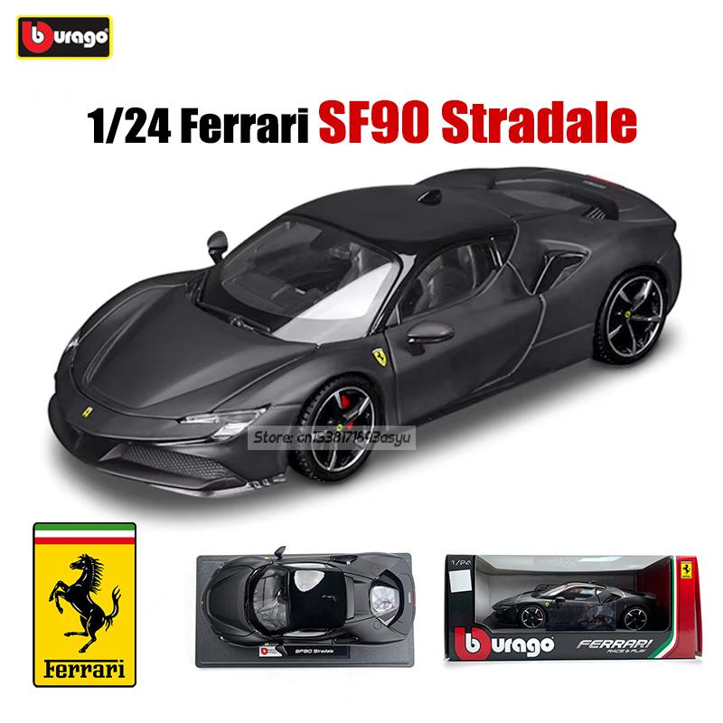 Burago 1:24 Ferrari 12 Cilindri LAFERRARI 250 SF90 Roma F12 PUROSANCUE SP1 ENZO Legierung Automodell Diecast Spielzeugsammlung Geschenk