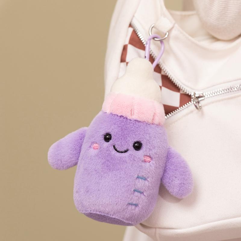 15Cm Kawaii Cup Pendant Bottle Plush Doll Toy Soft Stuffed Keychain Backpack Decor Gift For Kids Cute Stuffed Plushies