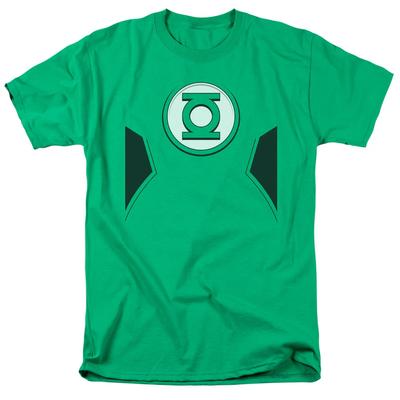Justice League Nuova Uniforme Lanterna Verde Maglietta da Uomo Verde Kelly