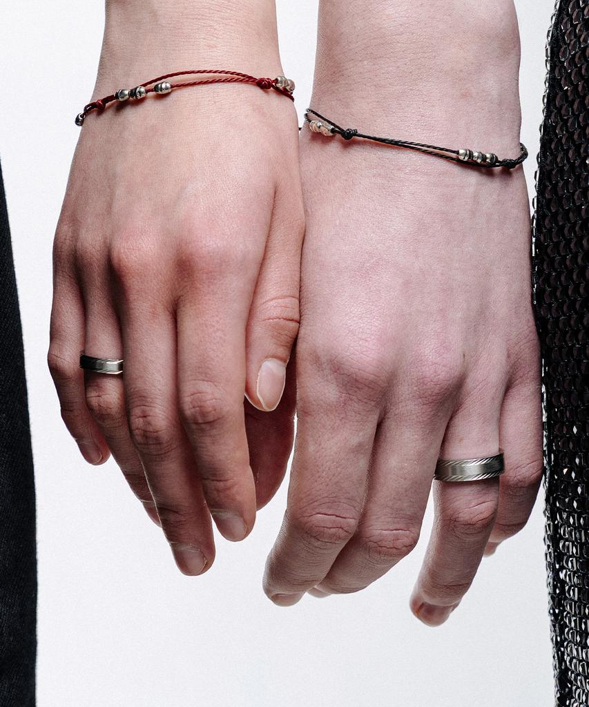 Scalettoblack Ram002 Plain Bond Couple Ring (Unisex)
