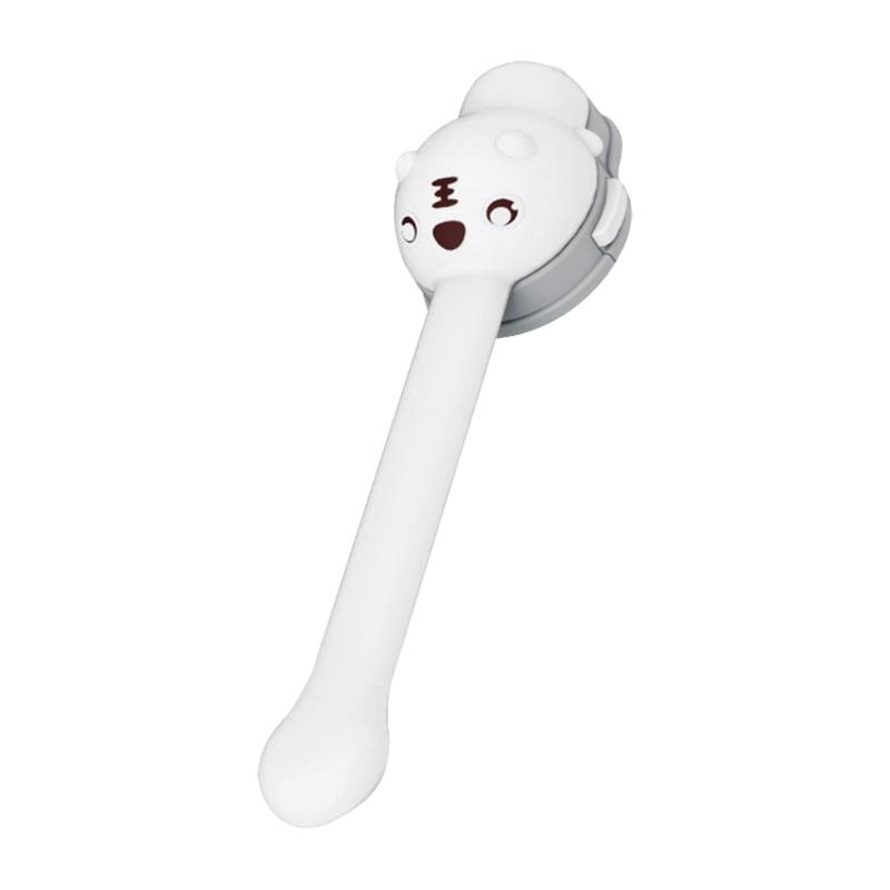 

Kids Sink Faucet Extenders Cartoon Animal Shapeds Soft Silicones Handle For Toddlers Handwashes Helper Easy Installs Universals Fit белый