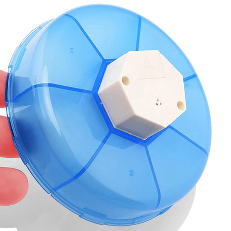 7-Tage Runde Sieben-Zellen Smart Elektronische Pillendose Medikamentenerinnerung Tragbarer Timer Pillenorganisator Reise-Pillendose