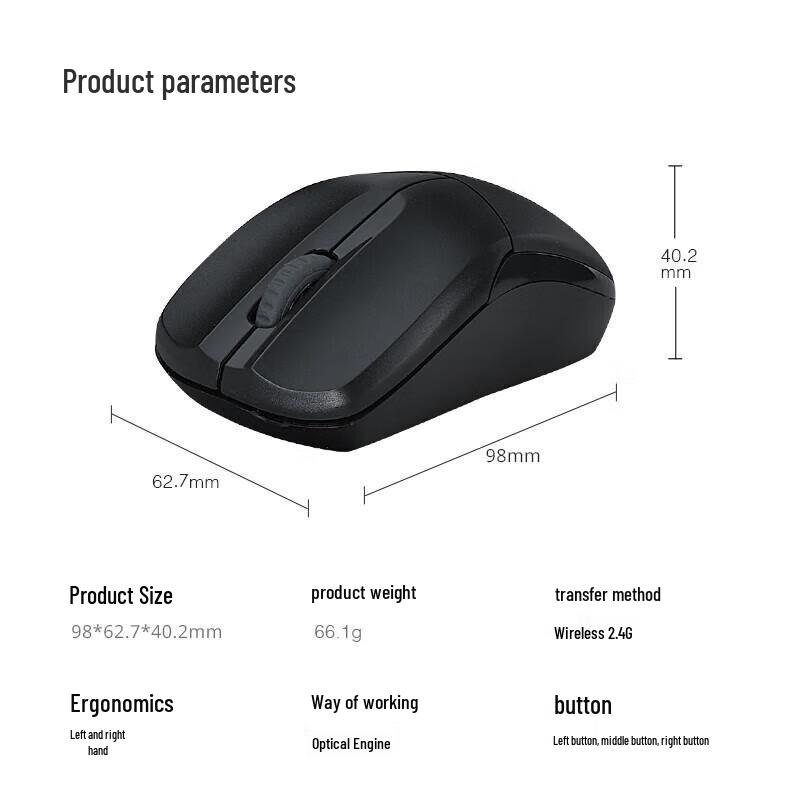 Rapoo X1800Pro Wireless Keyboard and Mouse Combo