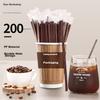 Xingfang Disposable Coffee Stirrers, Food-Grade Coffee Mixing Sticks, Portable Individual Packaging, 200 Pieces