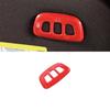 Front Reading Light Switch Cover Trim For Ford Ranger -2024 Red Carbon Fiber