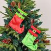 Festival Spotted Christmas Stockings Christmas Gathering Essential Stylish Hanging Stockings with Adjustable Belts