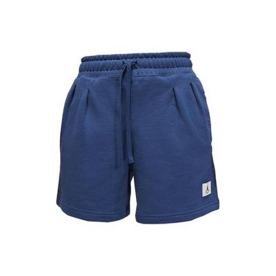 Solid Logo Drawstring Casual Shorts Women Shorts Blue DQ4612-493