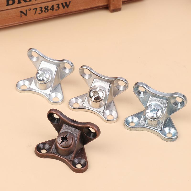 6/10 Set Removable Corner Bracket Zinc Alloy Butterfly Corner Bracket With Screws - Support Connectors For Furniture Drawers
