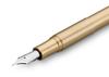 Kaweco Fountain Medium Nib Supra Eco Official Import Pen, (M), Brass, SPFM-BR, Dual-Use (Converter/Converter),
