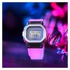 Casio all-metal series - square dial digital display, metal case, retro classic small square, waterproof and shockproof, quartz GM-S5600SK-7PR