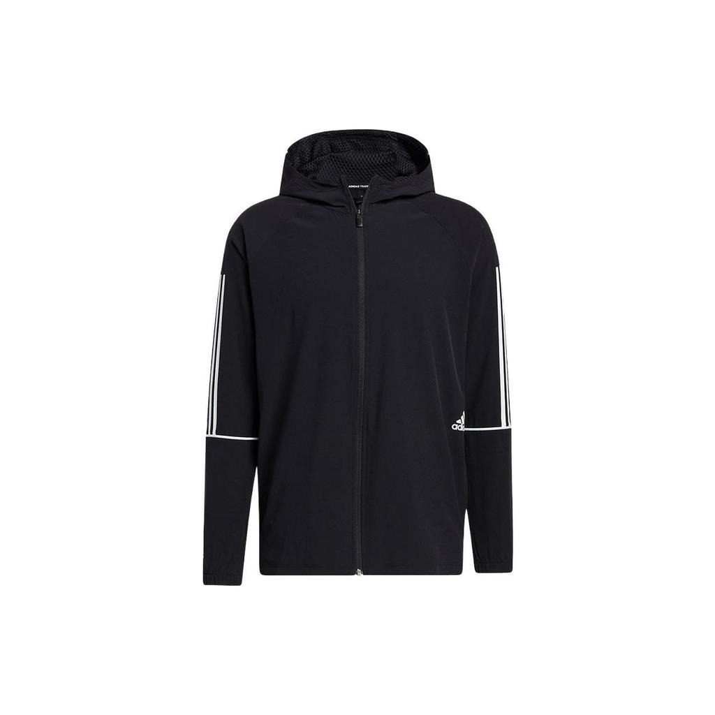 adidas Jackets Men's Black Hooded Moderate Other GL4799