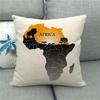 African continent thumbnail Digital printing short plush pillow covers for car sofa office cushion cover home goods 60x60cm