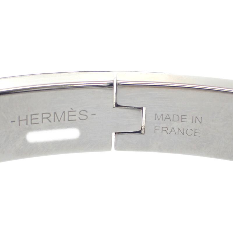 HERMES  H204411FPJ2PM  Bangle Pink Metal/enamel Women