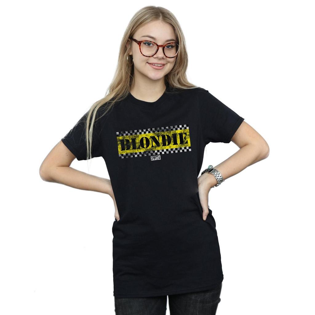 Blondie Womens/Ladies Taxi 74 Cotton Boyfriend T-Shirt