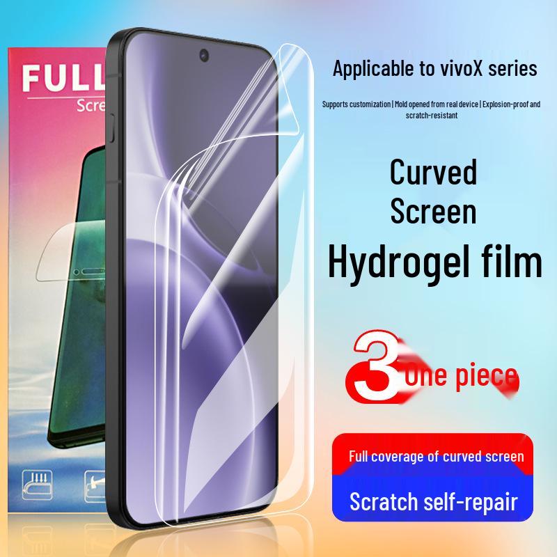 Compatible with vivo X300 Pro: HD TPU Hydrogel Film & Crystal EPU Repair Film