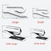 1Pc R Metal Car Front Grille Emblem Stickers Rear Trunk Side Badge Decals For Golf 8 R LINE Beetle Passat Tiguan Jetta