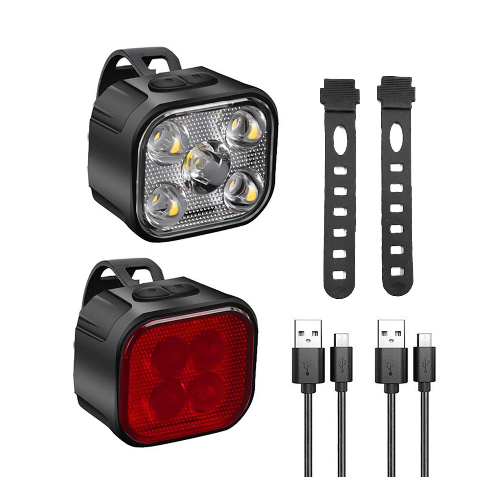 

Durability Waterproofed Bicycles Light Suit Light weight Compacts Bicycles Light for Camping and Night Cycling 1